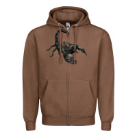 Chestnut scorpion Zipper Hoodie - JahusDesignShop