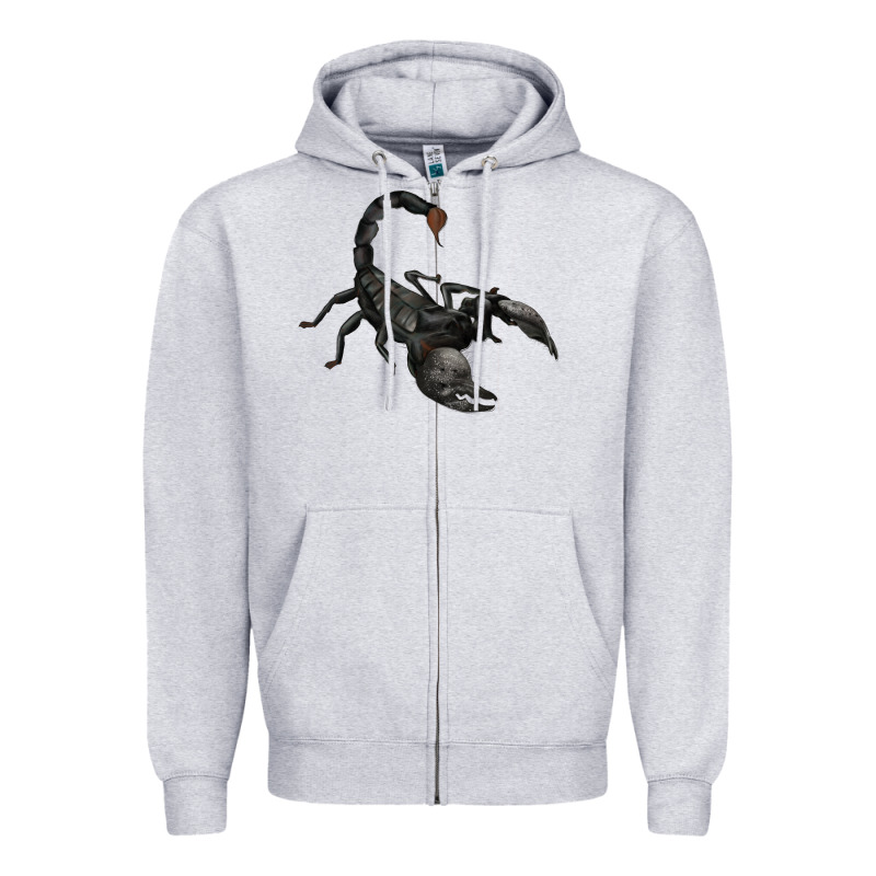 Scorpion Zipper Hoodie by JahusDesignShop | Teevron