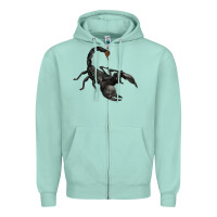 Seafoam scorpion Zipper Hoodie - JahusDesignShop