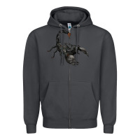 Smoke scorpion Zipper Hoodie - JahusDesignShop