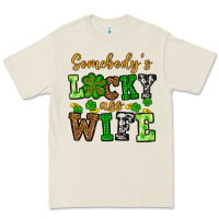 St. Patrick's Somebody’s Lucky Ass Wife Premium Tee | Teevron