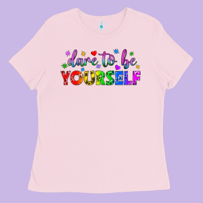 Western Dare To Be Yourself Lgbtq Ladies Tee Designed By Bundleandbundleshop