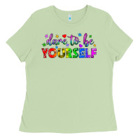 Matcha Western Dare To Be Yourself LGBTQ Ladies Tee - BundleAndBundleShop