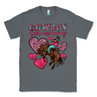 Charcoal Heather cowboy take me away Classic Tee - OliviaCreatesArt