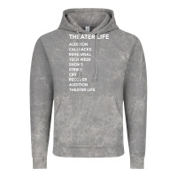 Cloud Rock theater life funny Vintage Hoodie - DesigneFamous