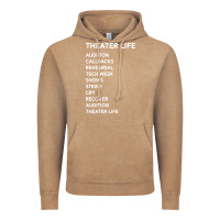 Vintage Coffee theater life funny Vintage Hoodie - DesigneFamous