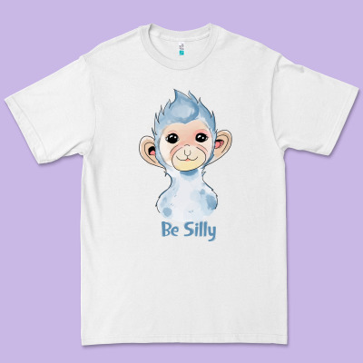 Monkey Cute Animals Premium Tee Designed By Ranaportraitstore