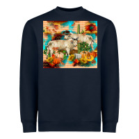 Fall Charolais Bulls Heavyweight Sweatshirt | Teevron