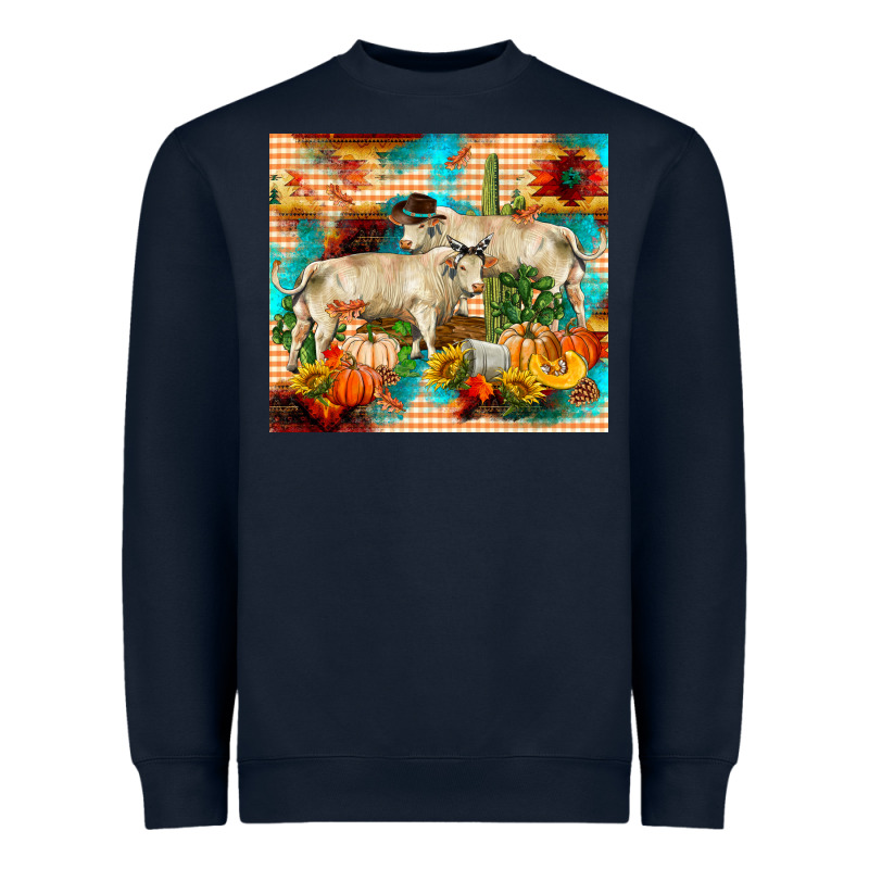 Fall Charolais Bulls Heavyweight Sweatshirt by RanaPortraitStore | Teevron