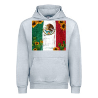Heather Grey cactus sunflower mexican flag z Urban Hoodie - Jasminsmagicworld