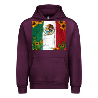 Cactus Sunflower Mexican Flag Z Urban Hoodie | Teevron