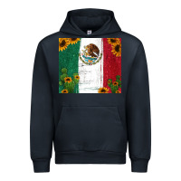 Navy cactus sunflower mexican flag z Urban Hoodie - Jasminsmagicworld