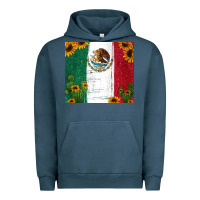 Pigment Midnight Navy cactus sunflower mexican flag z Urban Hoodie - Jasminsmagicworld