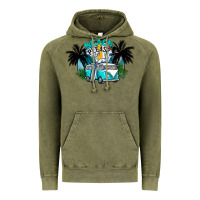 Vintage Olive beach please Vintage Hoodie - CowhideDigitalArt