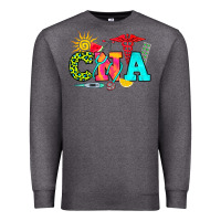 Charcoal Heather cna summer Premium Sweatshirt - RanaPortraitStore