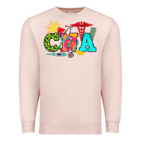Pale Pink cna summer Premium Sweatshirt - RanaPortraitStore