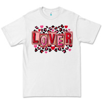 White Valentine's Day lover Premium Tee - FaDigitalArtStudio