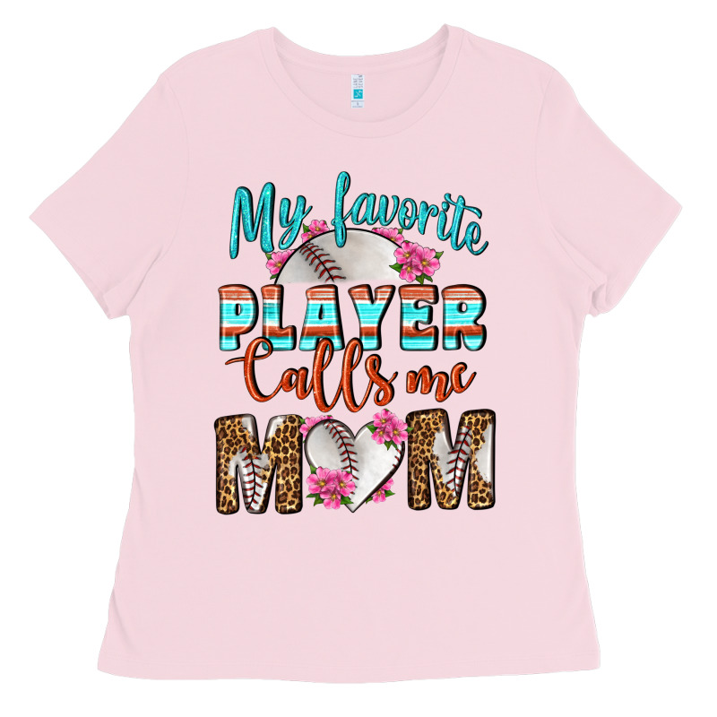 My Favorite Player Calls Me Mom Ladies Tee by BundleAndBundleShop | Teevron