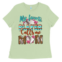 Matcha My Favorite Player Calls Me Mom Ladies Tee - BundleAndBundleShop