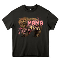 Asphalt Mama bear mother's day Heavy Core Tee - HowdyJamesFarm