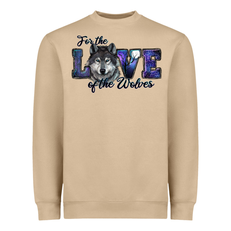 For The Love Of The Wolves Heavyweight Sweatshirt by RanaPortraitStore | Teevron