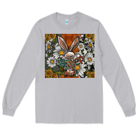 Moon Dust bunny Easter Long Sleeve Tee - CowhideDigitalArt