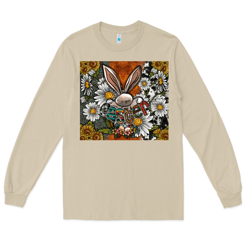 Bunny Easter Long Sleeve Tee by CowhideDigitalArt | Teevron