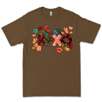 Cacao Rooster Valentine's Day xoxo Premium Tee - FaDigitalArtStudio