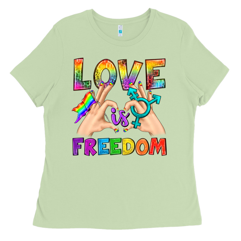 Love Is Freedom Ladies Tee by BundleAndBundleShop | Teevron