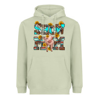 Matcha show mom pig Heavyweight Hoodie - RanaPortraitStore