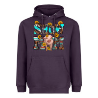 Plum show mom pig Heavyweight Hoodie - RanaPortraitStore