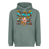 Sage show mom pig Heavyweight Hoodie - RanaPortraitStore