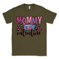 Army Green mommy is my valentine Classic Tee - OliviaCreatesArt
