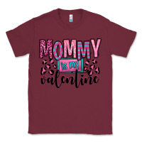 Burgundy mommy is my valentine Classic Tee - OliviaCreatesArt