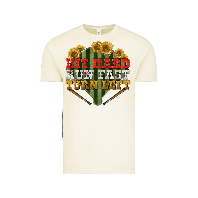 Hit Hard Run Fast Turn Left Vintage Tee by BundleAndBundleShop | Teevron