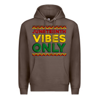 Coffee juneteenth vibes only Premium Hoodie - Artiststas