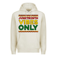 Oatmeal Heather juneteenth vibes only Premium Hoodie - Artiststas