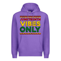 Purple juneteenth vibes only Premium Hoodie - Artiststas