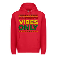 Red juneteenth vibes only Premium Hoodie - Artiststas