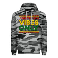 Slate Camo juneteenth vibes only Premium Hoodie - Artiststas