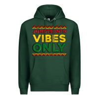 Sports Green juneteenth vibes only Premium Hoodie - Artiststas