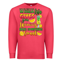 Cardinal when life gives you lemons make something Premium Sweatshirt - RanaPortraitStore