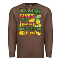 Chestnut when life gives you lemons make something Premium Sweatshirt - RanaPortraitStore