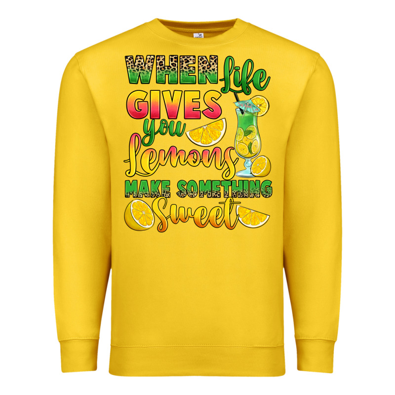When Life Gives You Lemons Make Something Premium Sweatshirt by RanaPortraitStore | Teevron