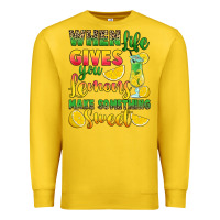 Lemon when life gives you lemons make something Premium Sweatshirt - RanaPortraitStore