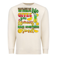 Sandshell when life gives you lemons make something Premium Sweatshirt - RanaPortraitStore