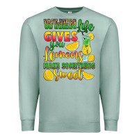 Seafoam when life gives you lemons make something Premium Sweatshirt - RanaPortraitStore