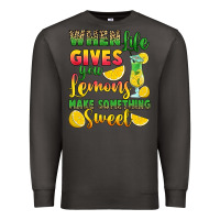 Smoke when life gives you lemons make something Premium Sweatshirt - RanaPortraitStore