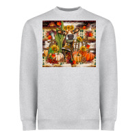 Heather Grey fall heifer cow Heavyweight Sweatshirt - RanaPortraitStore