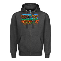 Charcoal Heather show mom led light Zipper Hoodie - JahusDesignShop